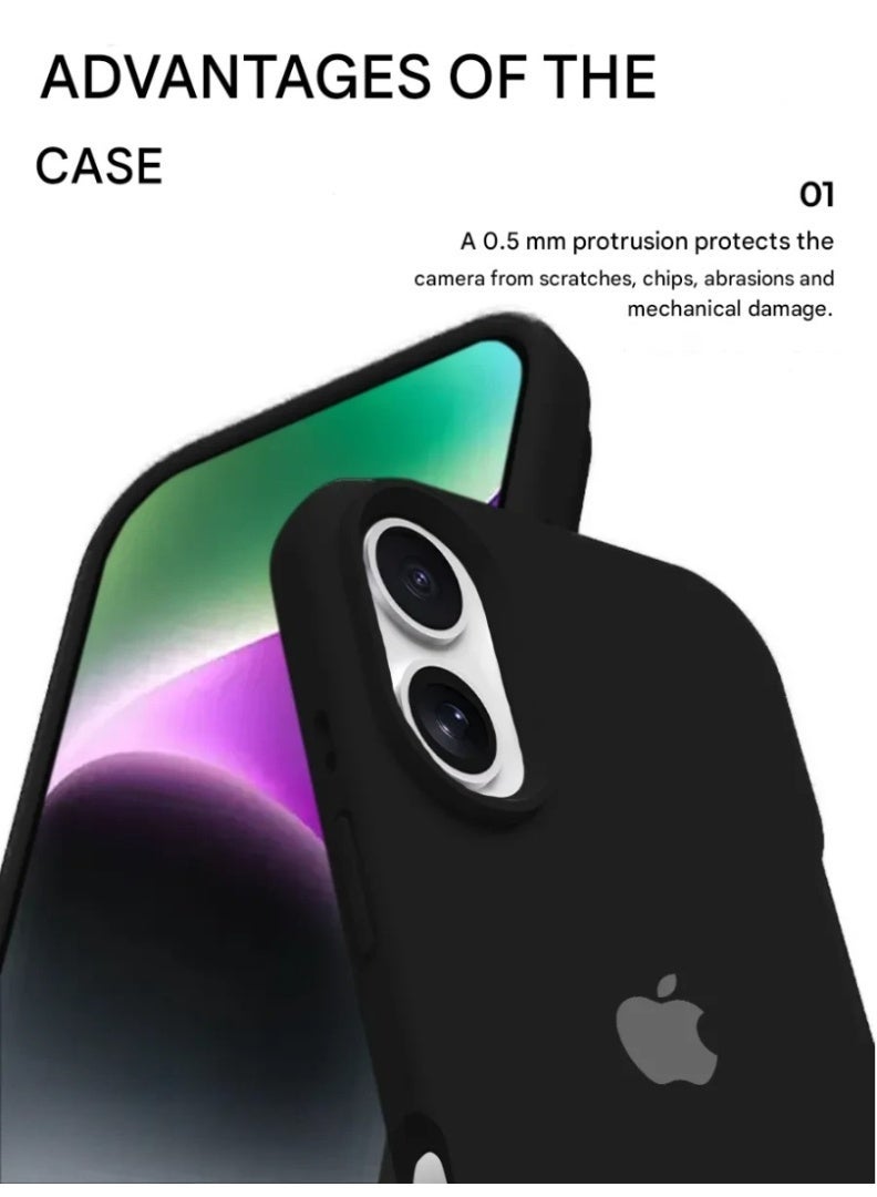 iPhone 17 Case Liquid Silicone Full-Body Protection Cover For iPhone 17 Smooth Finish Stylish Case with Microfiber Lining Cover For iPhone 17 6.3-inch - Image 3